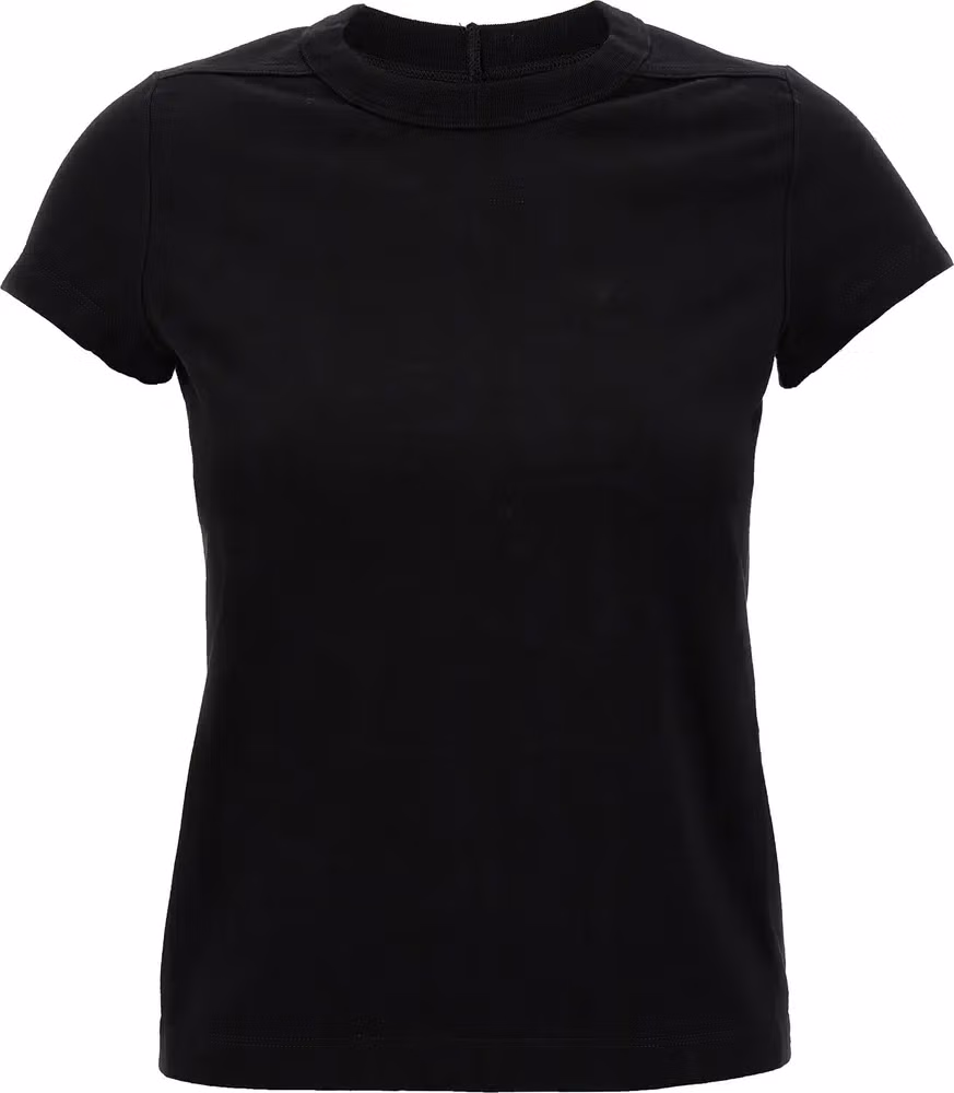Rick Owens Black Cotton T-Shirt