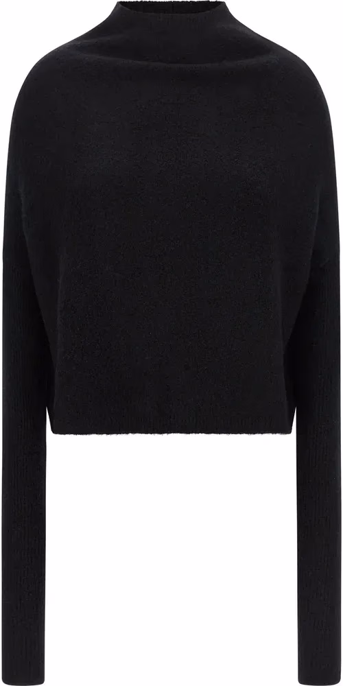 Rick Owens Black Cashmere Cardigan