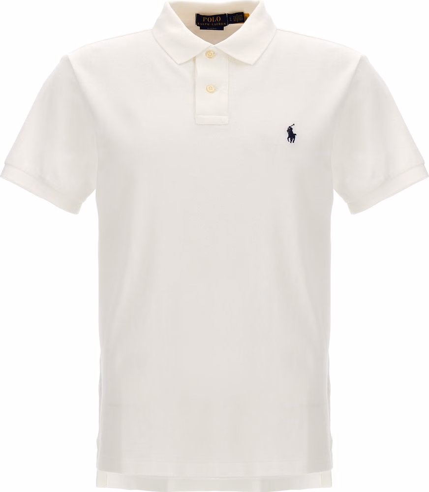 Polo Ralph Lauren White Cotton Polo Shirt