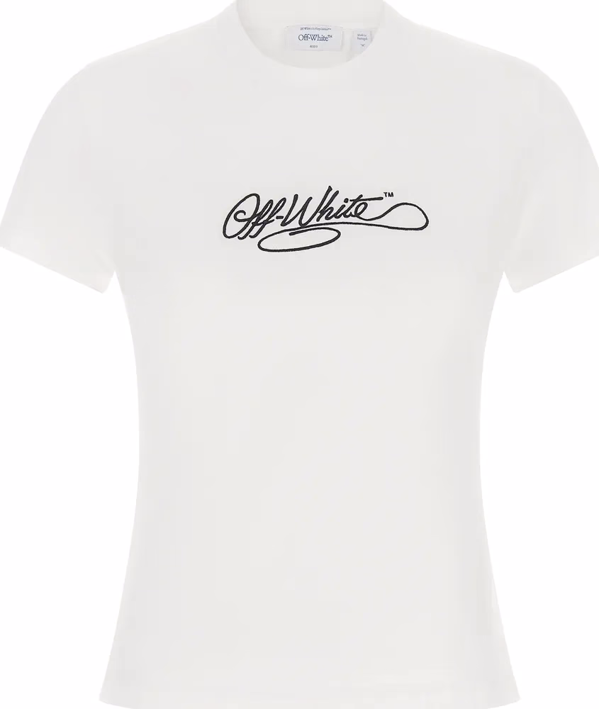 Off-White White Cotton T-Shirt