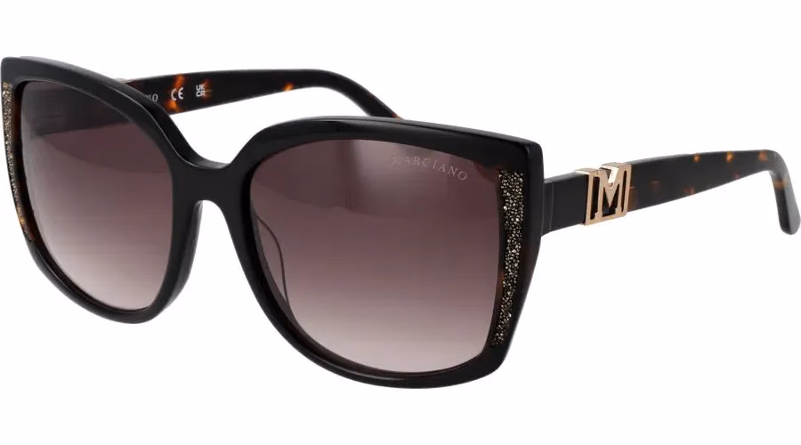 Marciano by Guess Brown Plastic Sunglasses