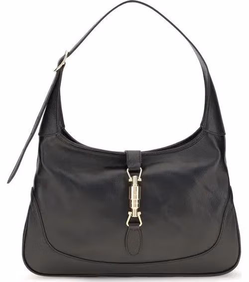 Gucci Black Goatskin Shoulder Bag