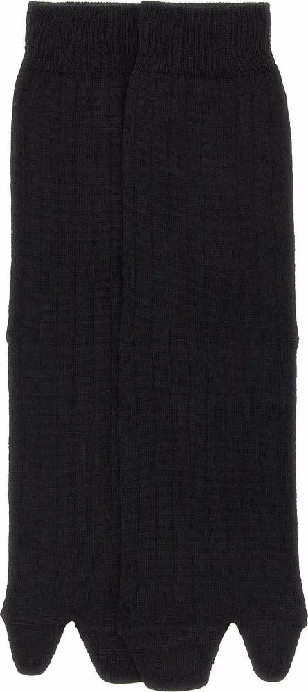 Maison Margiela Black Wool Socks