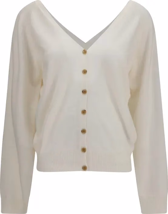 Lisa Yang Beige Cashmere Cardigan