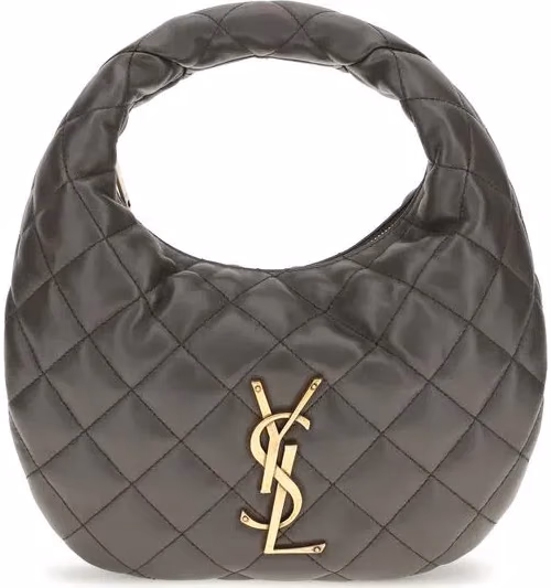 Saint Laurent Gray Lamb Ovis Aries Aries Handbag