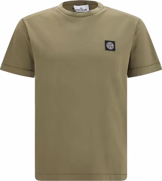 Stone Island Bicolor Cotton T-Shirt
