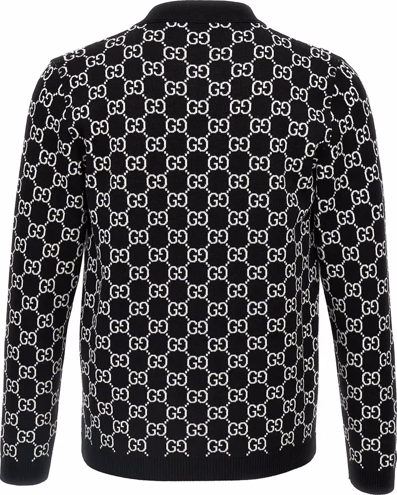 Gucci Bicolor Wool Cardigan