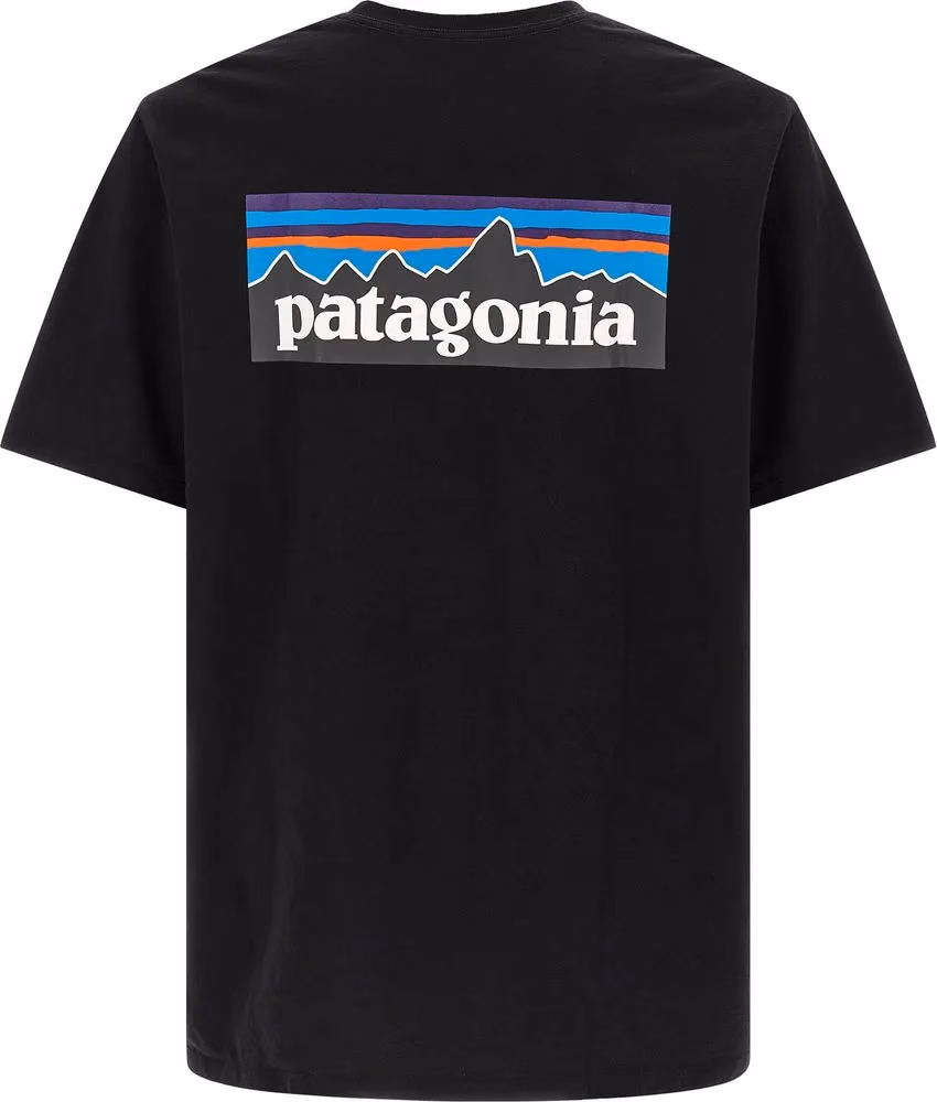 PATAGONIA Black Cotton T-Shirt