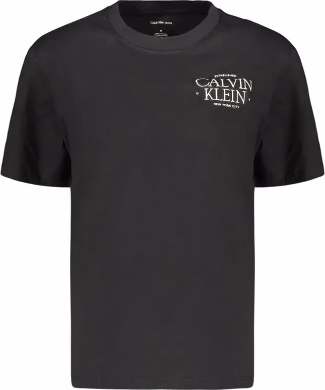 Calvin Klein Black Cotton Women's T-Shirt