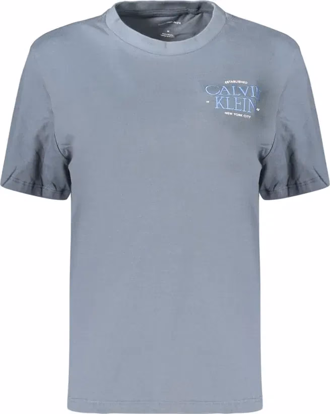 Calvin Klein Gray Cotton Women's T-Shirt