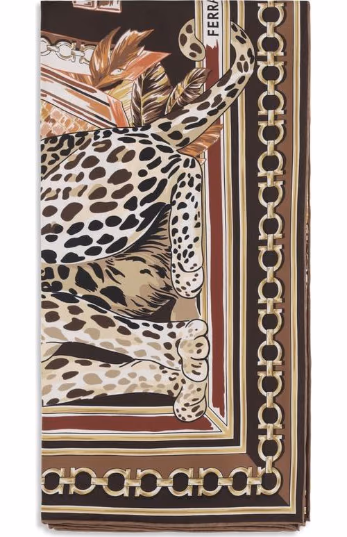 Ferragamo Multicolor Silk Foulard