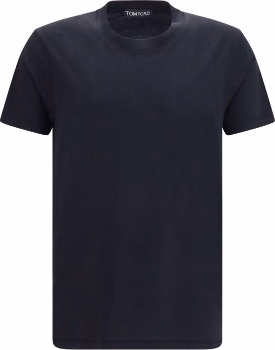 Tom Ford Black Cotton T-Shirt