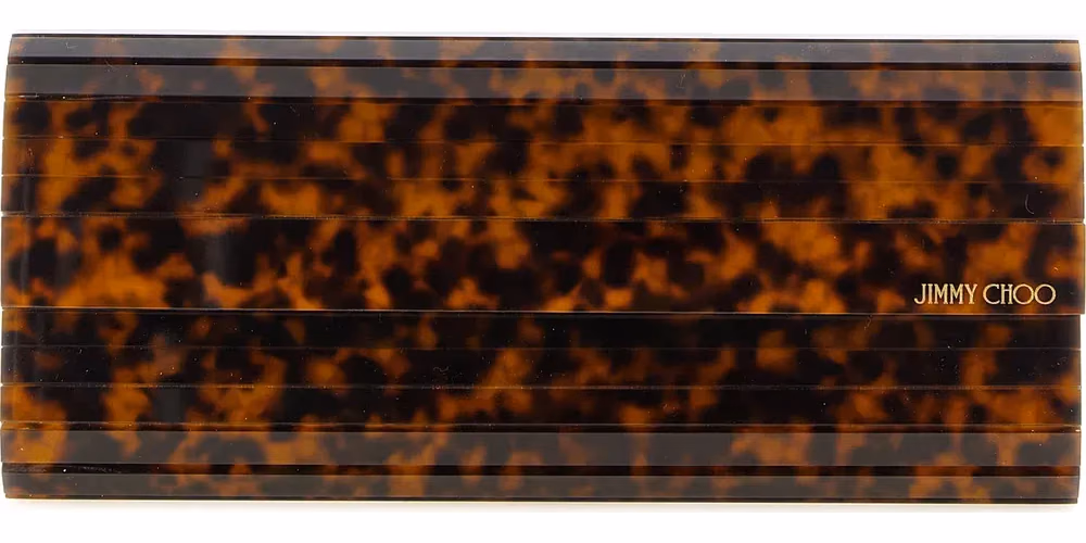Jimmy Choo Beige Polyester Clutch Bag