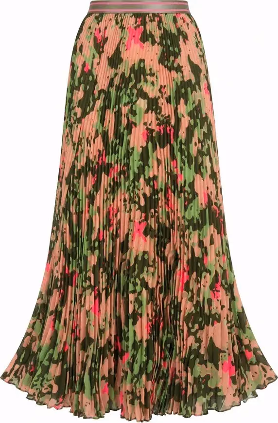 Mr&Mrs Italy Pink Polyester Women Skirt