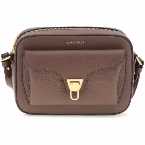 Coccinelle Brown Calf Leather Bos Taurus Shoulder Bag