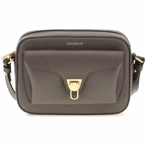 Coccinelle Brown Calf Leather Bos Taurus Shoulder Bag