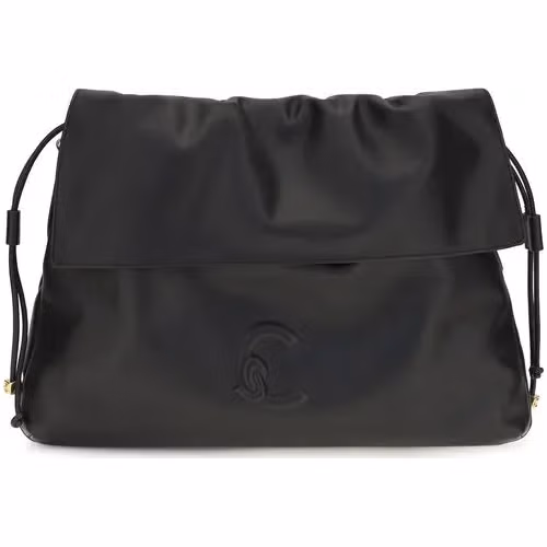 Coccinelle Black Calf Leather Bos Taurus Shoulder Bag