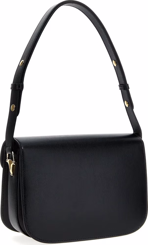Gucci Black Leather Shoulder Bag