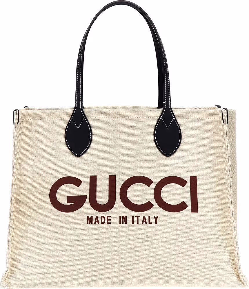Gucci Beige Polyethylene Tote Bag