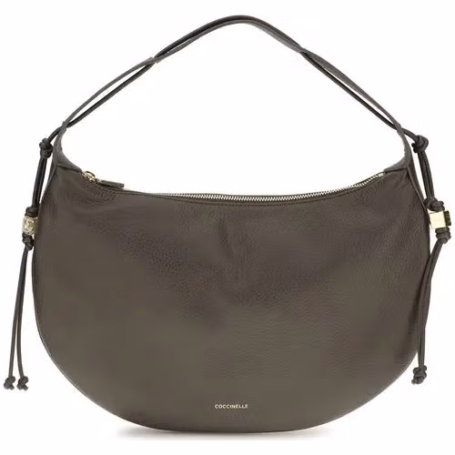 Coccinelle Brown Calf Leather Bos Taurus Shoulder Bag