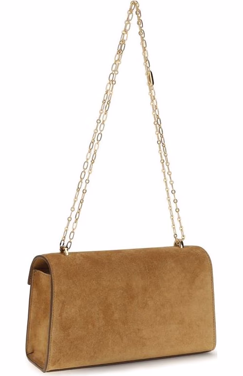 Savette Brown Calf Leather Bos Taurus Clutch Bag