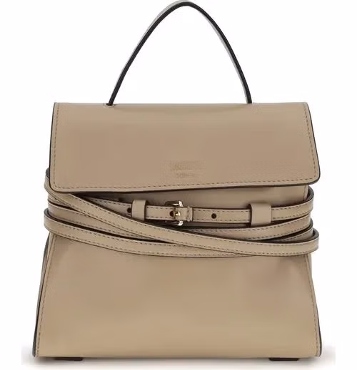 Moschino Beige Goatskin Handbag