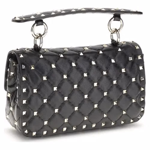 Valentino Garavani Black Lamb Ovis Aries Aries Handbag