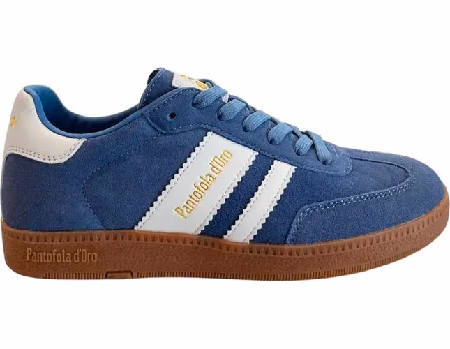 Pantofola D'Oro Blue Suede Men's Sneakers