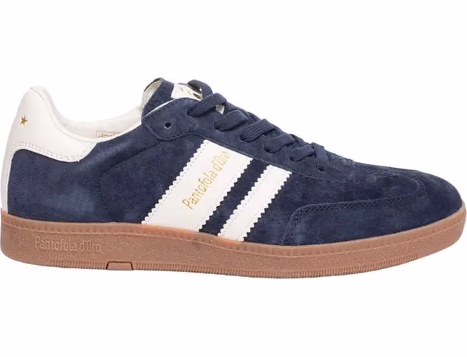 Pantofola D'Oro Blue Suede Men Sneaker