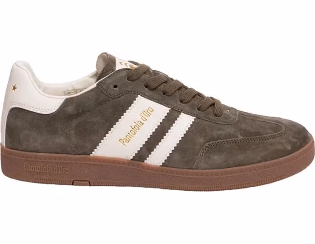 Pantofola D'Oro Green Suede Men's Sneaker
