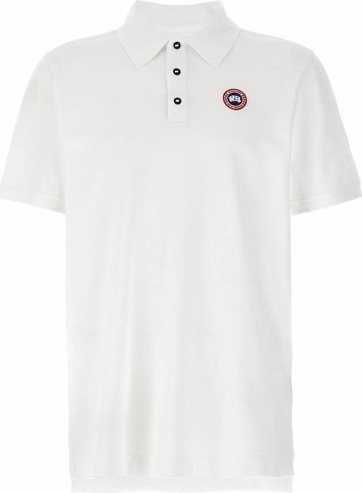 Canada Goose White Cotton Polo Shirt