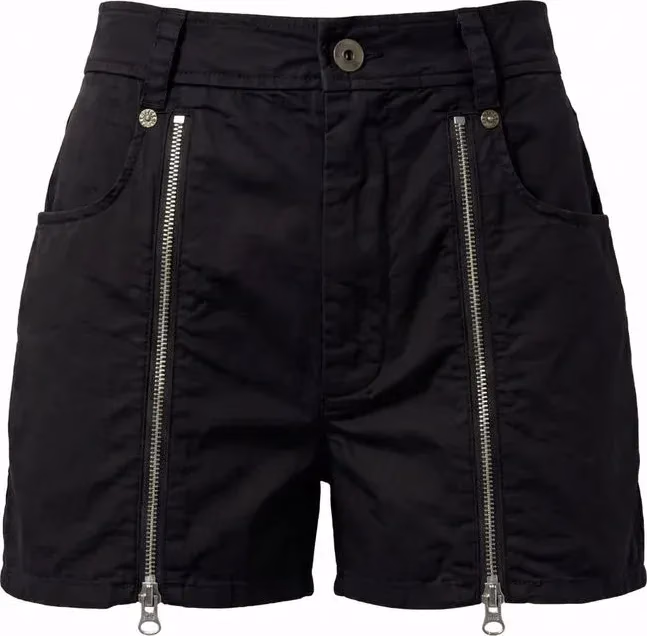 Mr&Mrs Italy Black Cotton Women Shorts