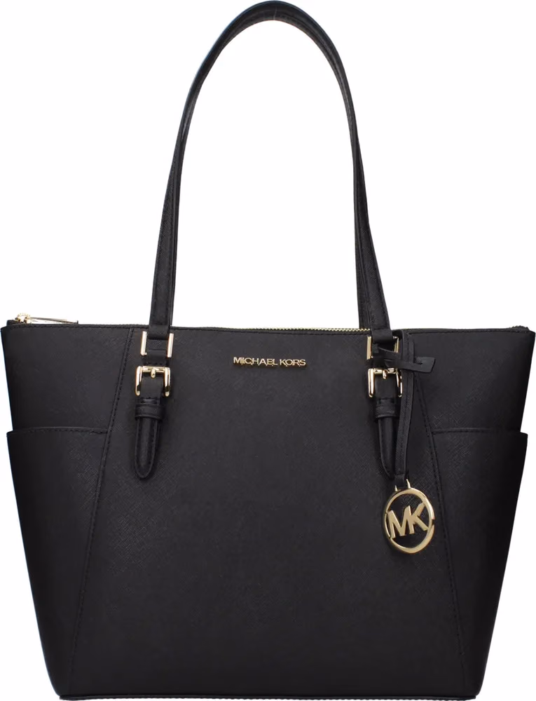Michael Kors Black Leather Shoulder Bag