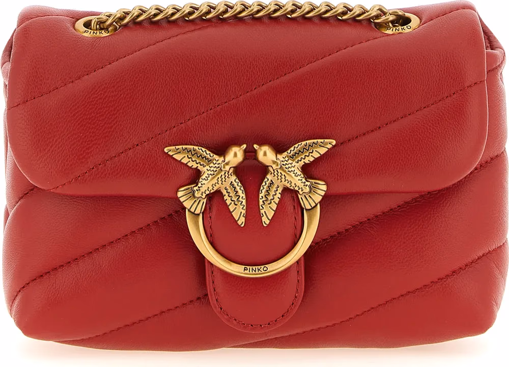 PINKO Multicolor Lamb Leather Crossbody Bag