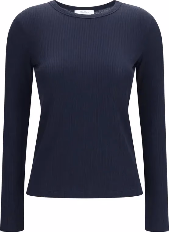 Max Mara Blue Lyocell Sweatshirt