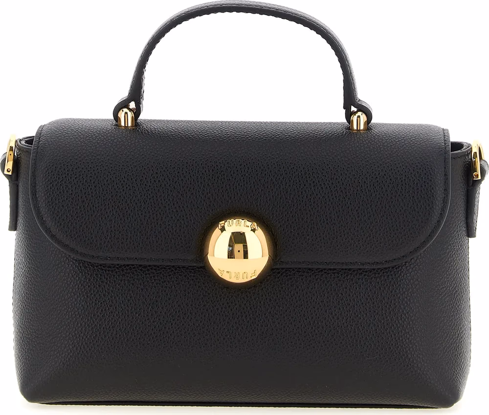 Furla Black Calfskin Handbag