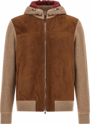 Brown Lamb Leather Bomber