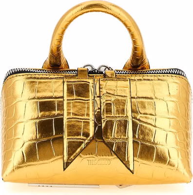 Gold Bovine Leather Handbag