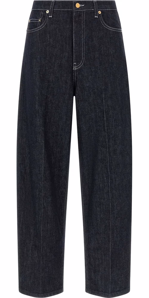 Fabiana Filippi Blue Cotton Jeans Denim