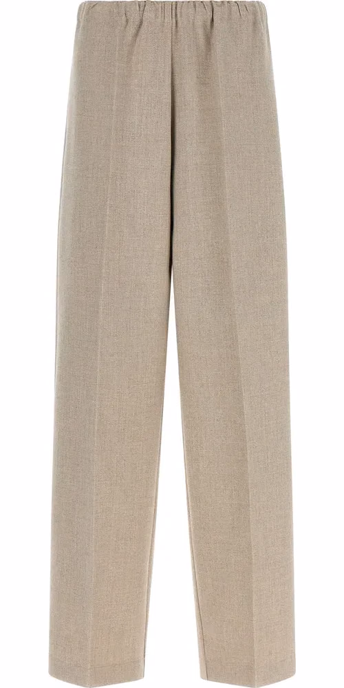 Fabiana Filippi Beige Polyester Casual Pants
