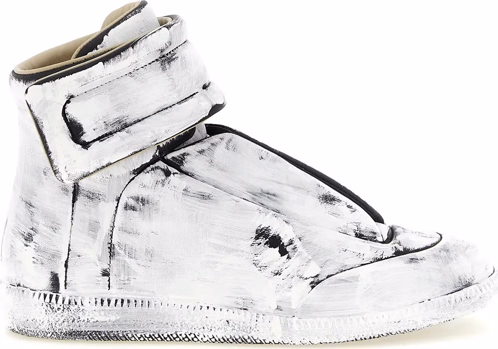 Maison Margiela Bicolor Calfskin Athletic Sneakers