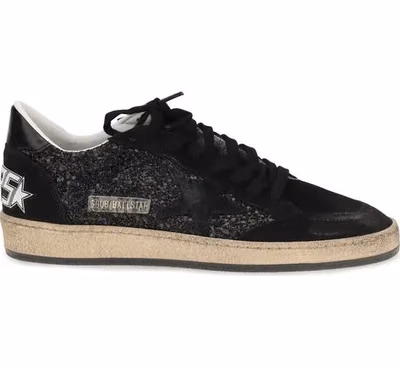 Black Calf Leather Bos Taurus Low Top Sneakers