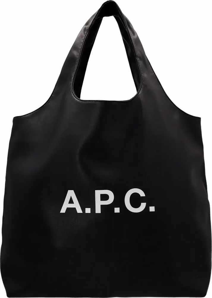 A.P.C. Black Polyethylene Tote Bag