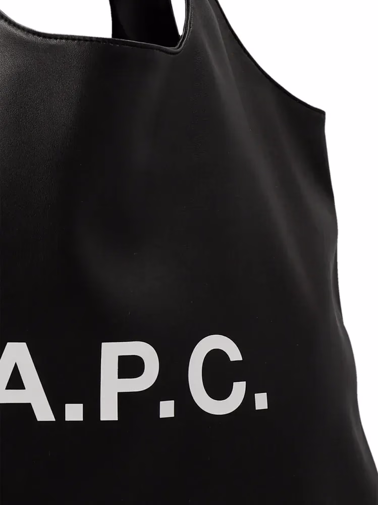 A.P.C. Black Polyethylene Tote Bag