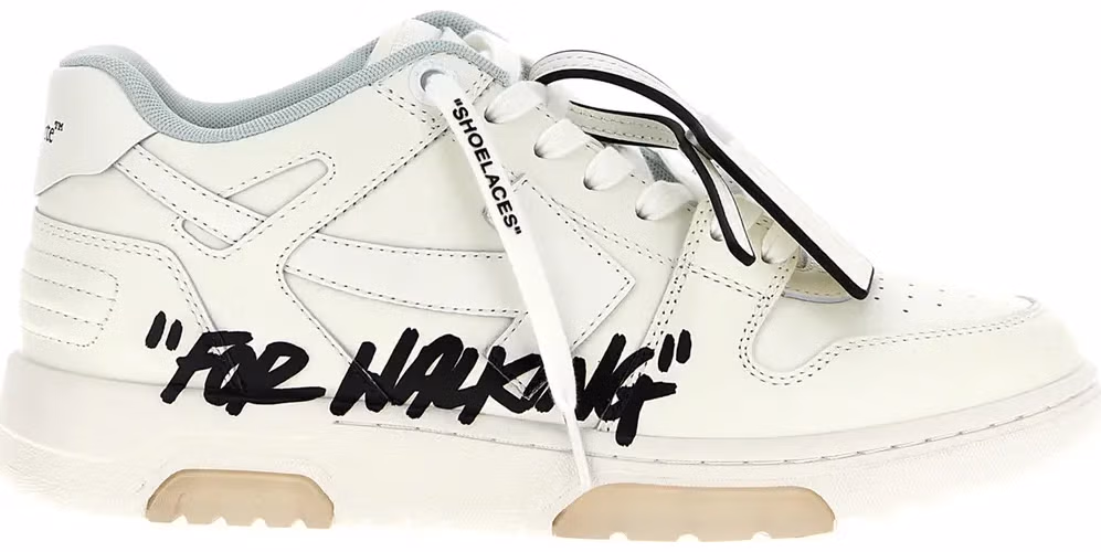 Off-White Bicolor Bovine Leather Sneakers
