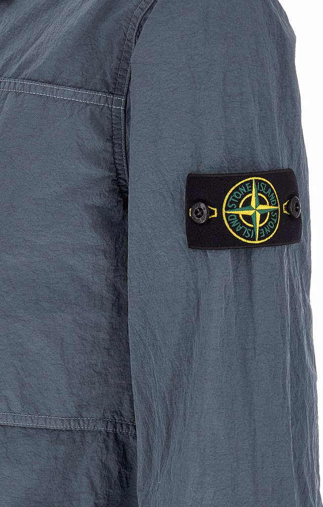 Stone Island Gray Polyamide Blouse