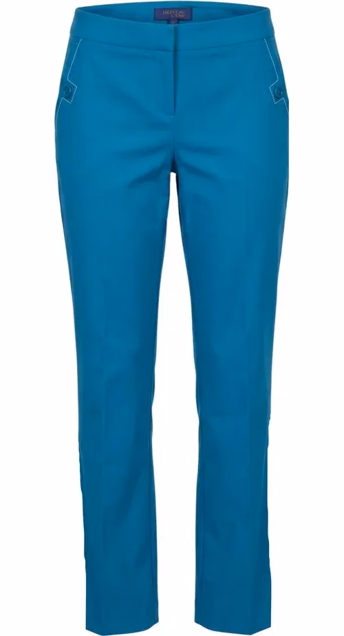 Trussardi Jeans Blue Cotton Women Pants