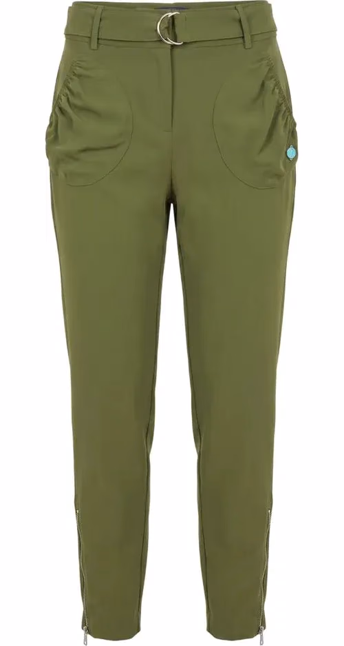 Trussardi Jeans Green Polyester Women Pants