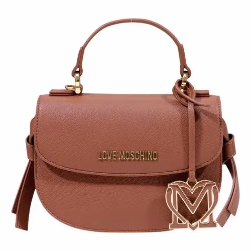 Love Moschino Brown Polyethylene Handbag
