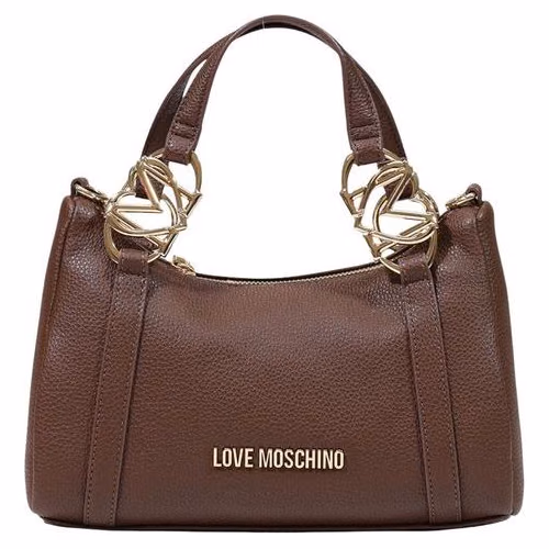 Love Moschino Brown Polyethylene Handbag